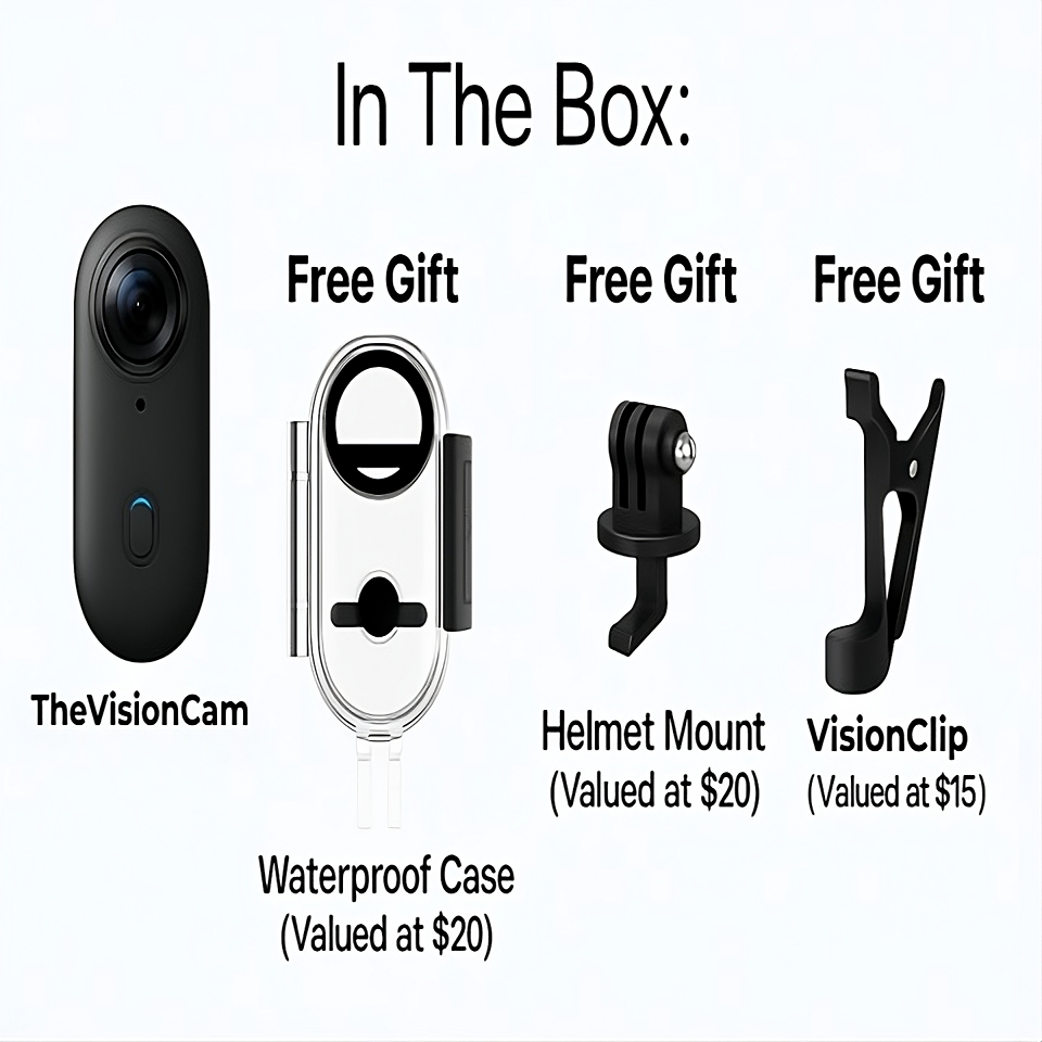 The VisionCam™ 4K Action Camera