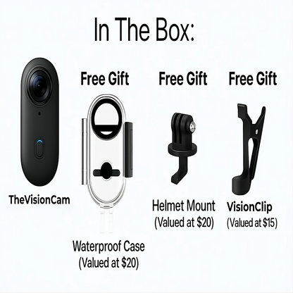 The VisionCam™ 4K Action Camera